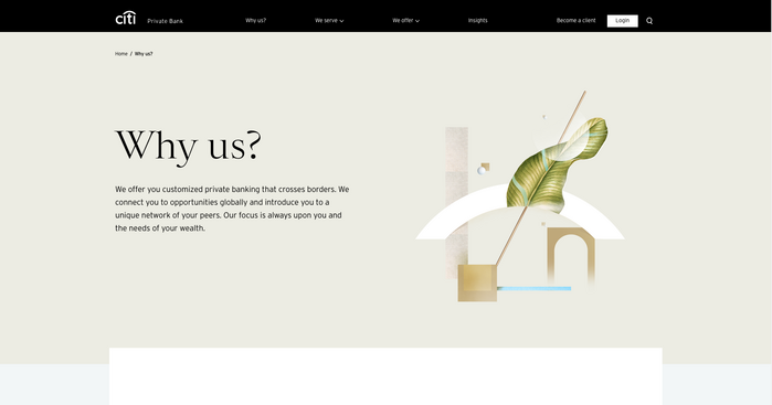 Citi Private Bank website 3