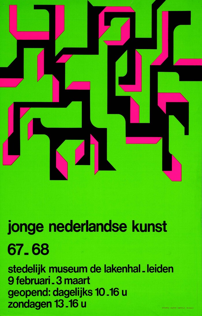 Jonge nederlandse kunst exhibition poster 1