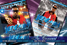 Jeremih at The Gothic Theatre concert flyers