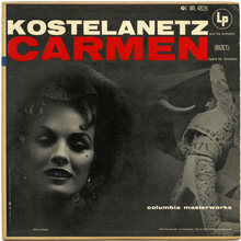 <cite>Carmen</cite> by André Kostelanetz and His Orchestra album art