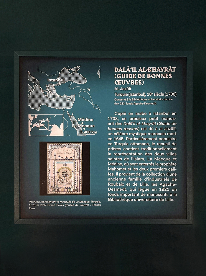 Back-lit caption panel