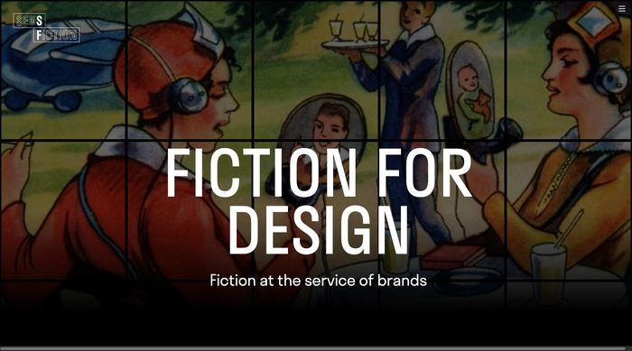 Sens Fiction exhibition and website 9