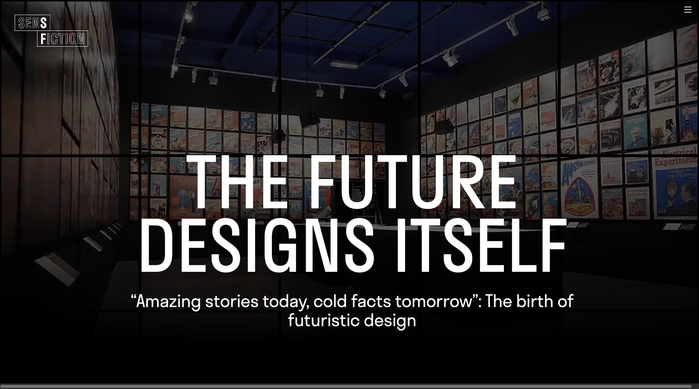 Sens Fiction exhibition and website 7