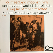 Hamper McBee ft. Guy Carawan – <cite>Cumberland Moonshiner</cite> album art