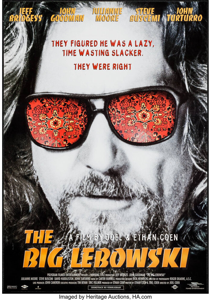 English-language poster (13.75&Prime; &times; 19.25&Prime;) from the Netherlands. The tagline and the directors&rsquo; names here are set in all-caps  (FontFont, 1992) by local designer .