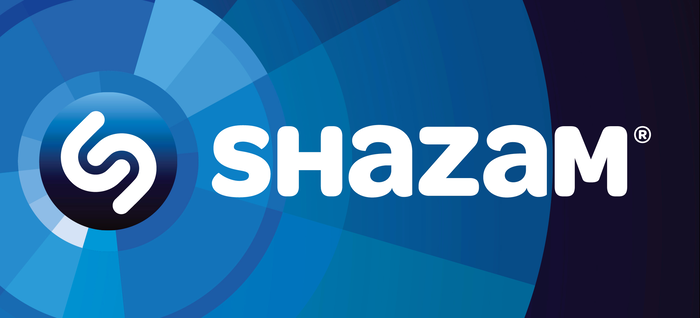 The Shazam logo as introduced in 2012