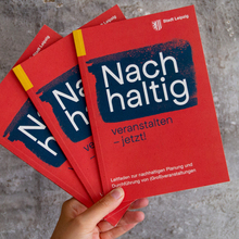 <cite>Organize sustainably – now!</cite> illustrated guide for organizers