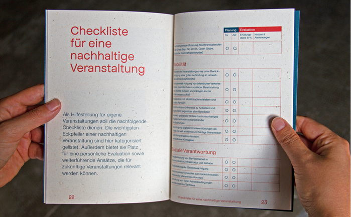 Organize sustainably – now! illustrated guide for organizers 5