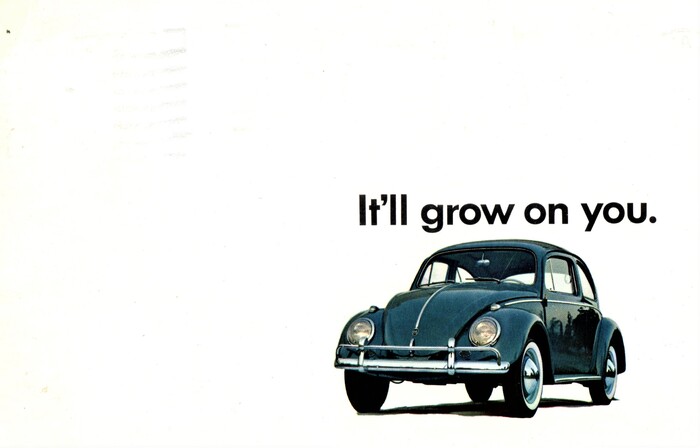 “It’ll grow on you.” postcard