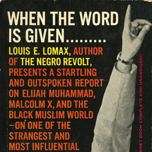 <cite>When the Word Is Given …</cite> by Louis E. Lomax (Signet, 1964)