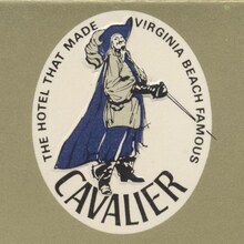 Cavalier Hotel matchbook cover