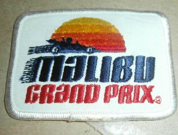 Malibu Grand Prix embroidered patch