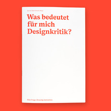 <cite>Was bedeutet für mich Designkritik?</cite>