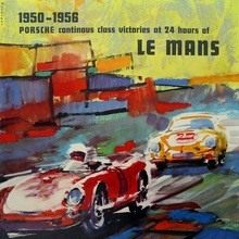 Porsche at 24 hours of Le Mans poster