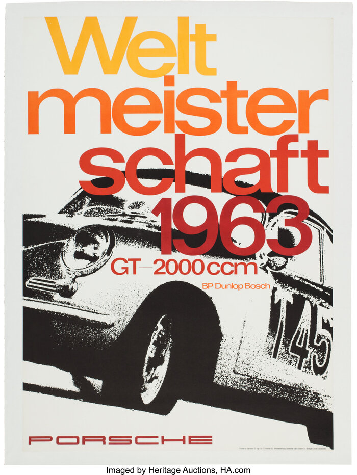 Weltmeisterschaft 1963. Design by Strenger (Dec. 1963)