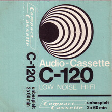 Audio-Cassette C-120 insert