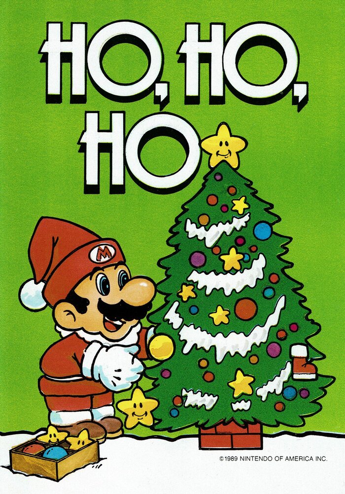 Super Mario Christmas cards 2