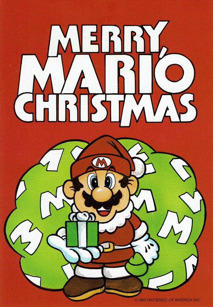Super Mario Christmas cards 3