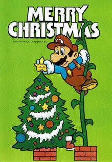 Super Mario Christmas cards