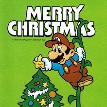 Super Mario Christmas cards