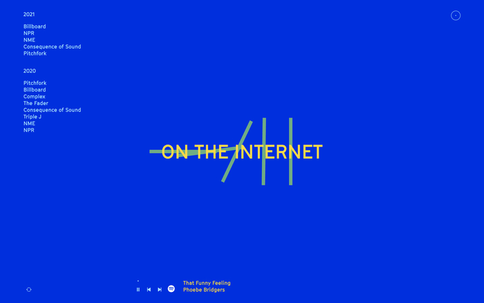 Last Years Singles website 2