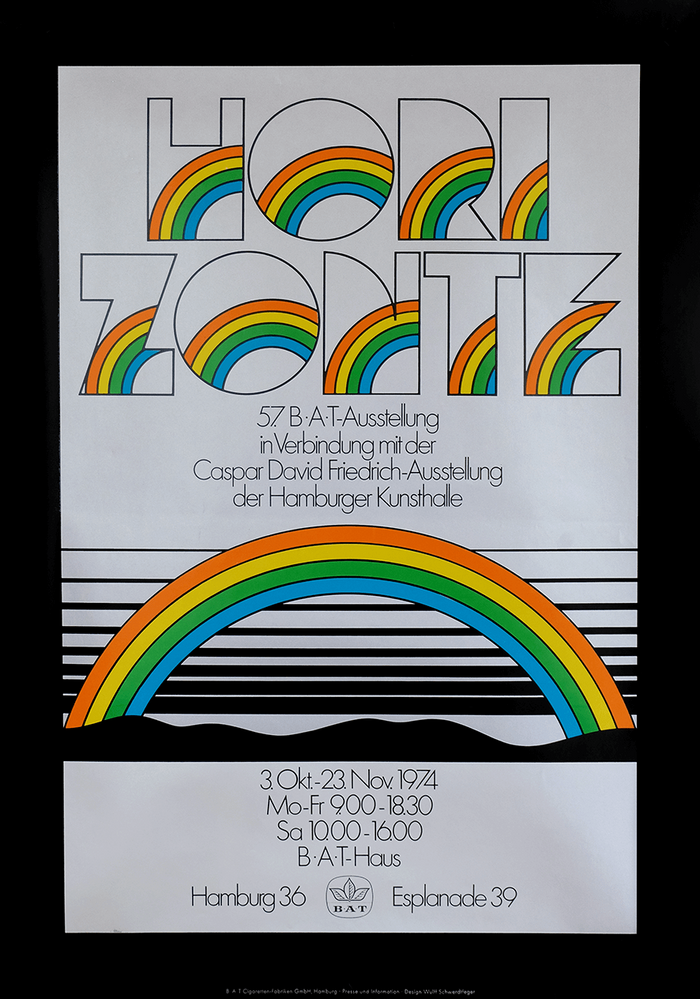 Horizonte at B·A·T-Haus Hamburg exhibition poster