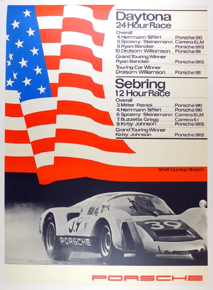 Daytona 24 Hour Race and Sebring 12 Hour Race 1967