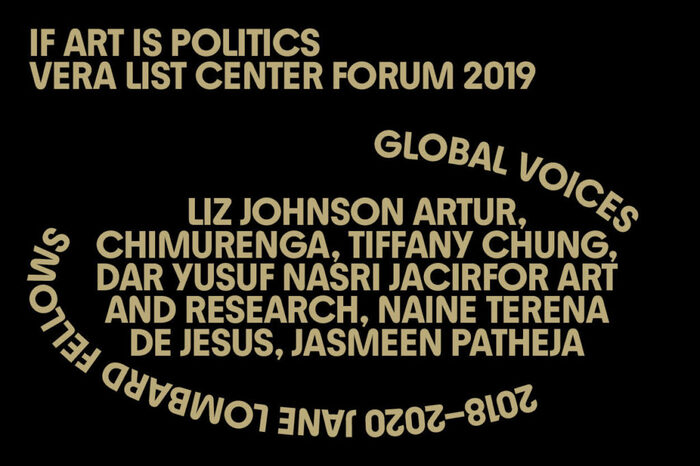 Poster for Global Voices: Conversations with the Jane Lombard Fellows, Oct 26, 2019