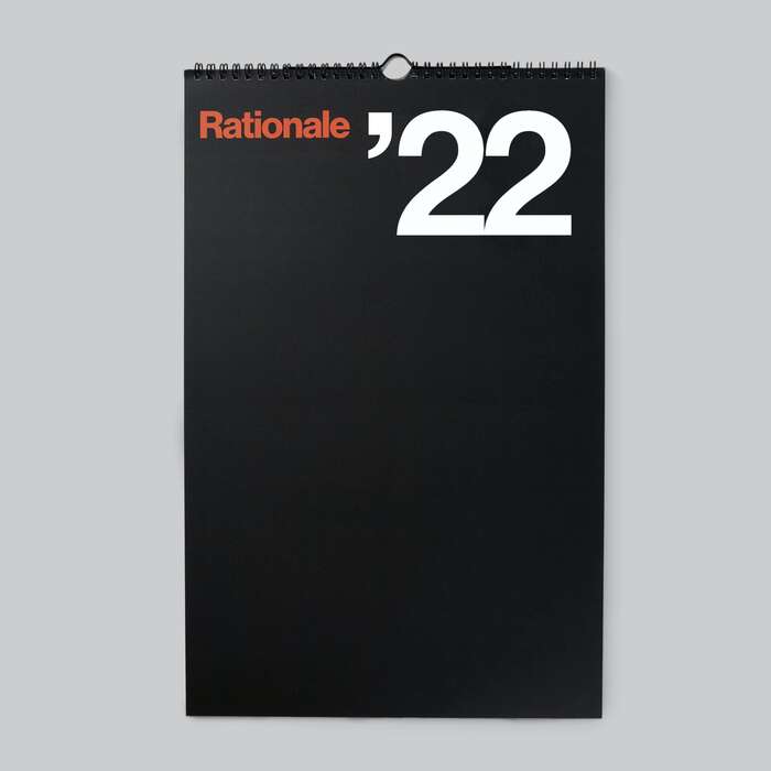 Sans wall calendar 2022 by Rationale 2