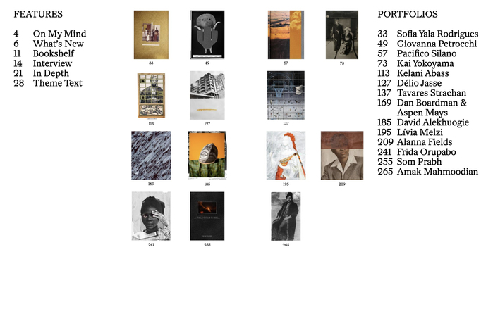 Foam magazine #59, “Histories – The Archival Issue” 4