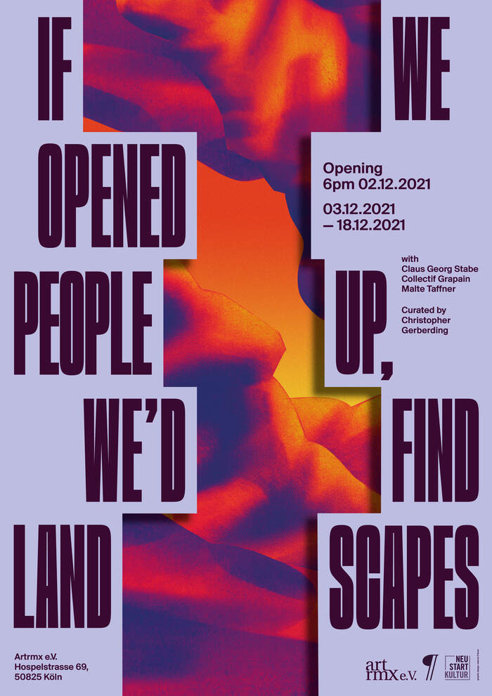 If We Opened People Up, We’d Find Landscapes exhibition poster 1