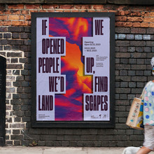 <cite>If We Opened People Up, We’d Find Landscapes</cite> exhibition poster