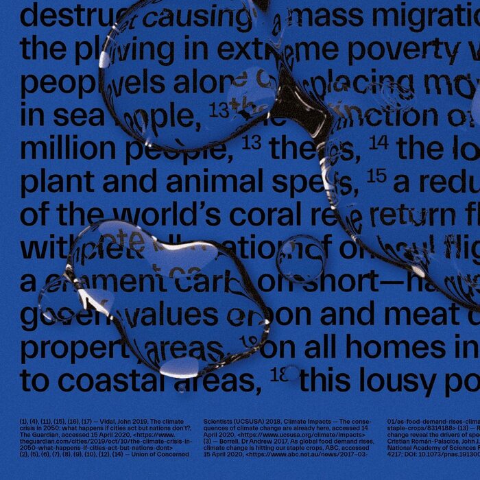 “Climate changed and all I got was” poster for Mate Act Now 4