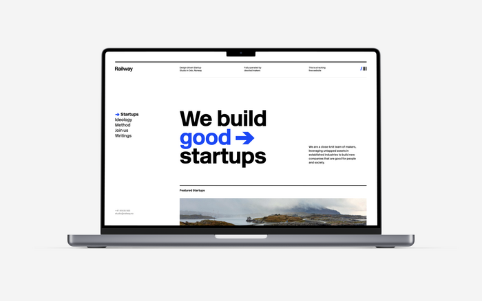Railway website 1