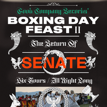 Senate / Good Company: Boxing Day 2019 poster