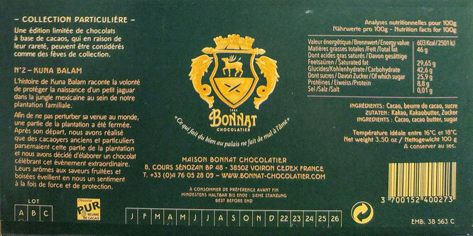 Note the alternate forms for A and E used in the center of this label.