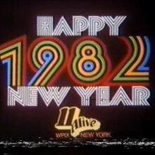 “Happy New Year 1982” ident, WPIX