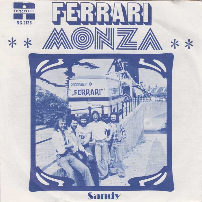 Ferrari – “Monza” / “Sandy” Dutch single cover