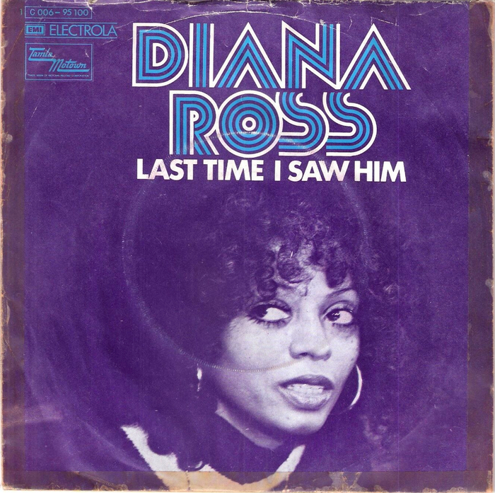 Diana Ross – “Last Time I Saw Him”&nbsp;/ “Save The Children” German single cover 1