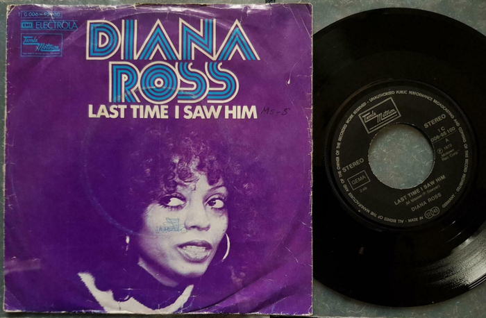 Diana Ross – “Last Time I Saw Him” / “Save The Children” German single cover 2