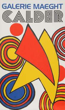 Calder at Galerie Maeght exhibition poster