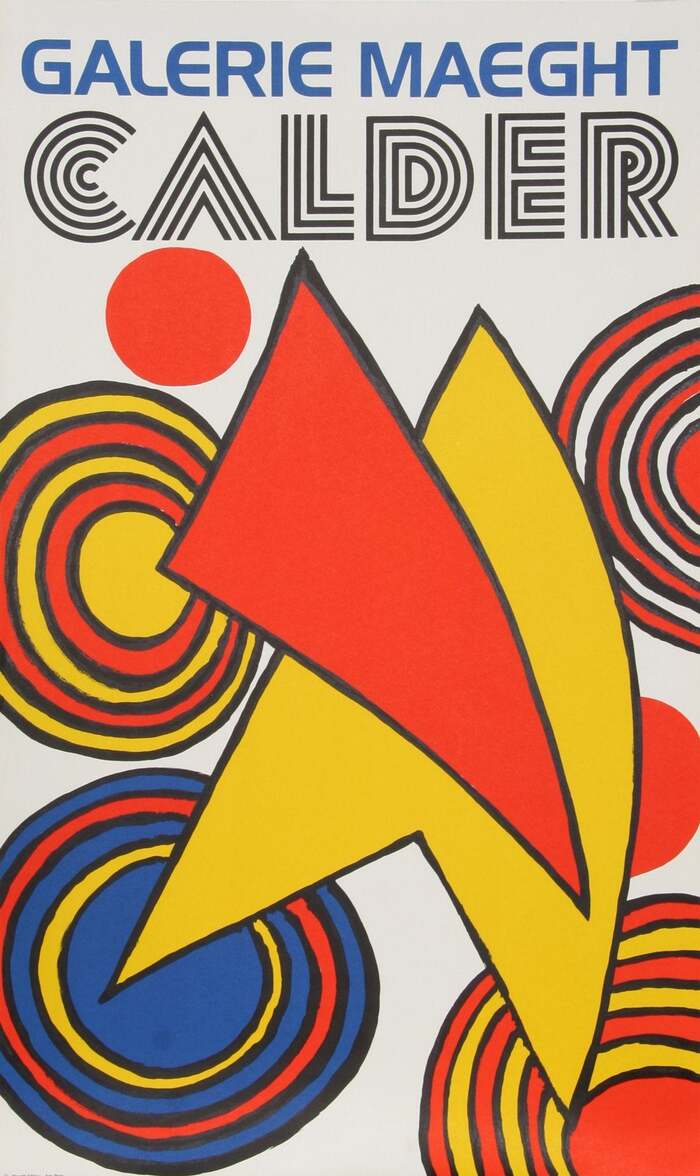 Calder at Galerie Maeght exhibition poster 1