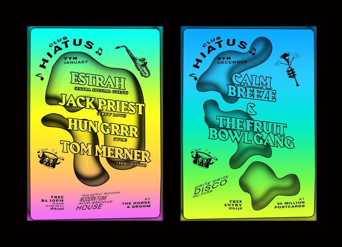 Club Hiatus posters 3