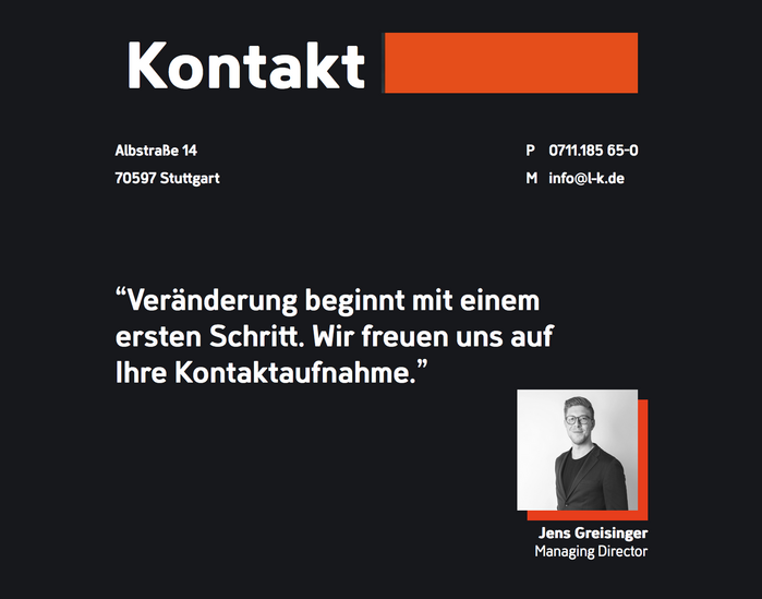 Leonhardt &amp; Kern identity and website redesign 6