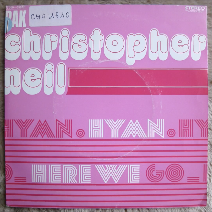 Christopher Neil – “Hymn” / “Here We Go” French single cover 2