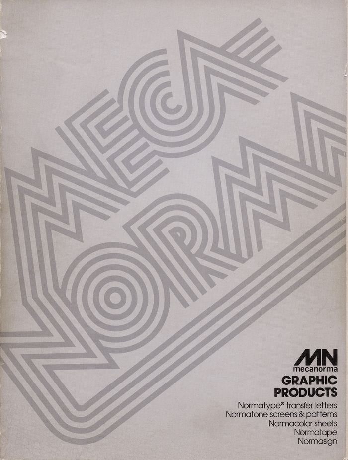 Mecanorma Graphic Products Catalog, 1975