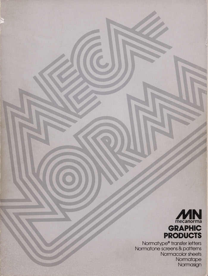 Mecanorma Graphic Products Catalog, 1975