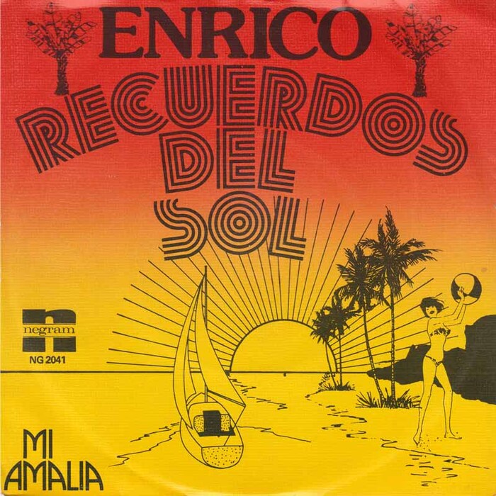 Enrico – “Recuerdos Del Sol” / “Mi Amalia” Dutch single cover