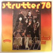 Kiss – “Strutter ’78” / “Shock Me” French single cover