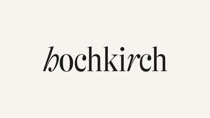 The Hochkirch logotype, set in GT Alpina Fine